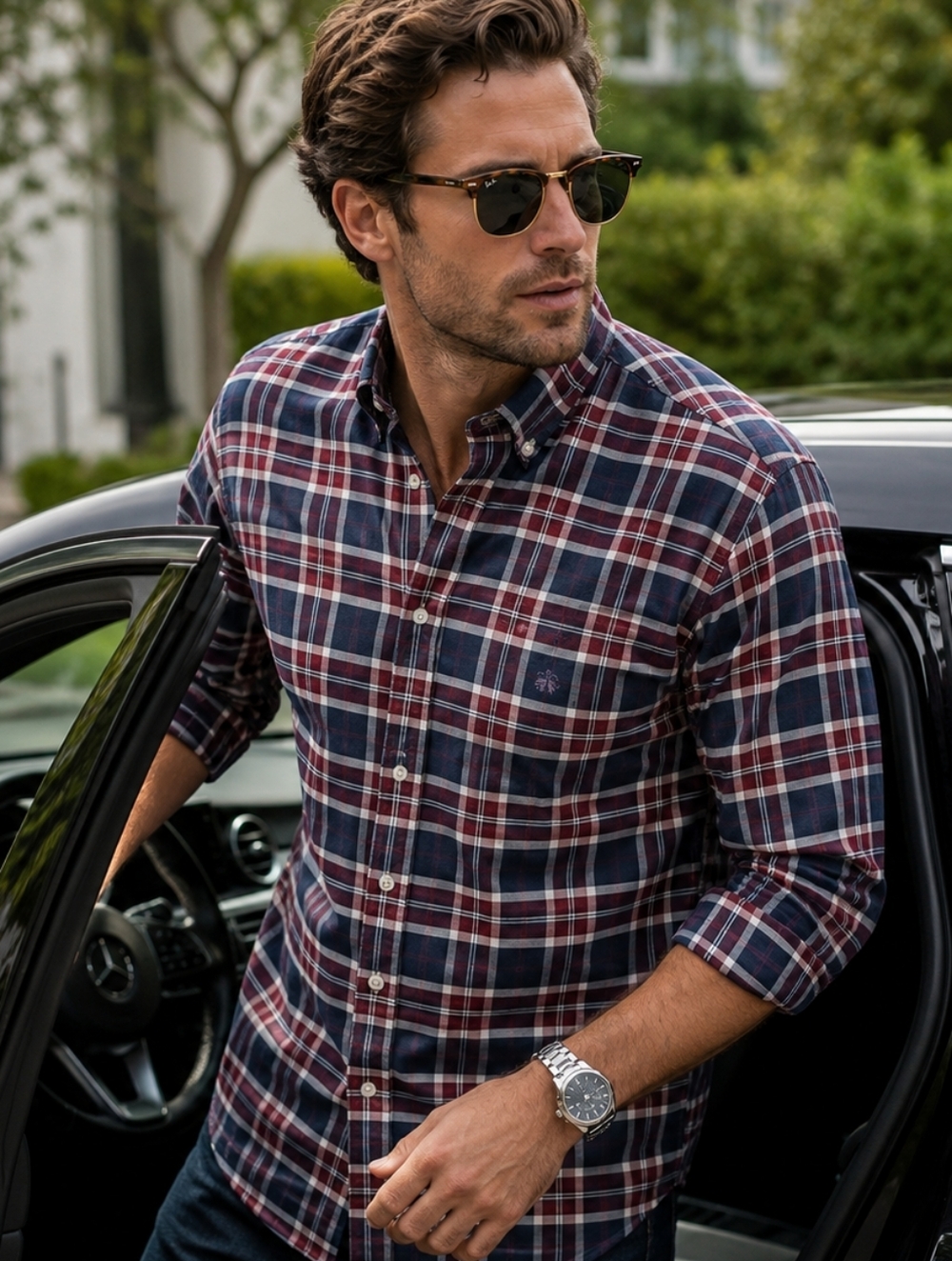 Brooks Brothers Regent Non-Iron 100% American Supima Cotton Plaid Button  Shirt